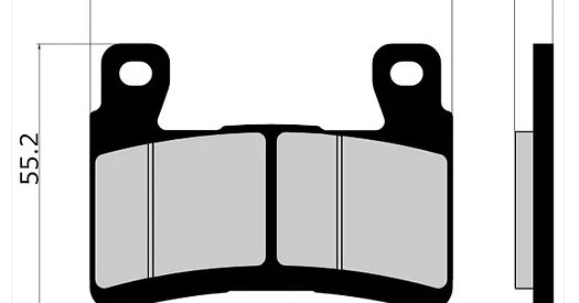 VESRAH VD-447 RJL-XX Brake Pad Kit for Kawasaki ZX-6R - VD-447 XX